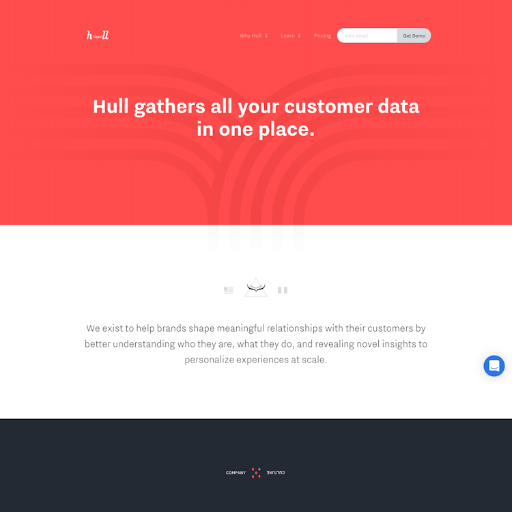 Hull About Us Page Design